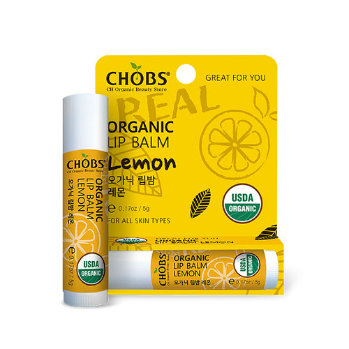 [찹스] USDA인증 유기농 립밤 레몬 5g